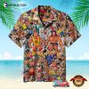 Wrestling Character Collage Art Hawaiian Shirt