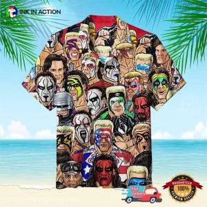 Wrestling Character Summer Beach Hawaiian Shirt