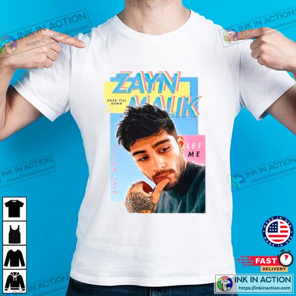 Zayn Malik One Direction Portrait Shirt