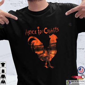 alice in chains rooster T shirt 2