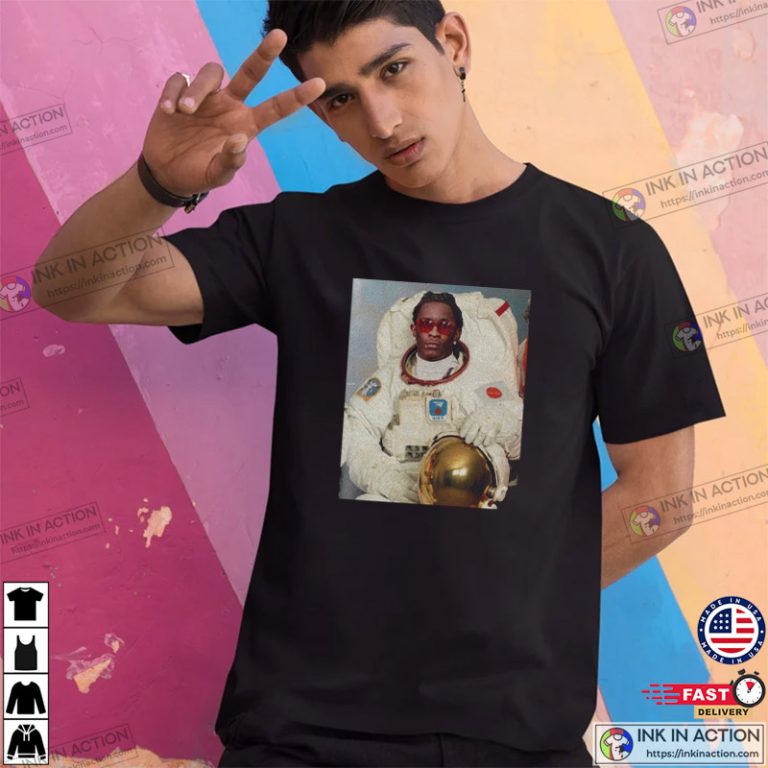 Astronaut Rapper Young Thug Hip Hop Graphic Shirt - Print your thoughts ...