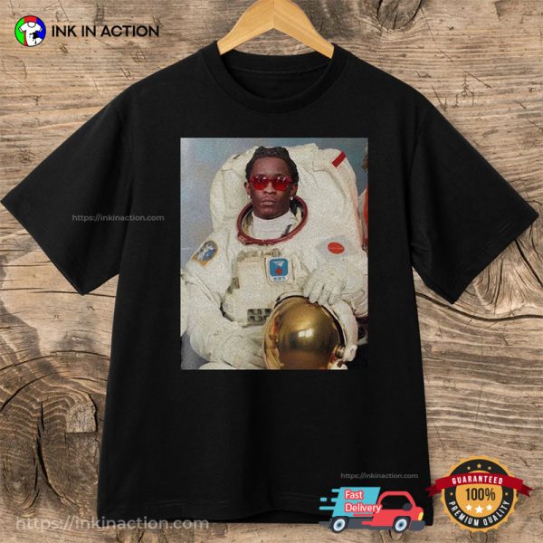 Astronaut Rapper Young Thug Hip Hop Graphic Shirt