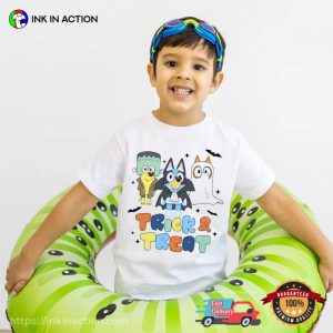 bluey dog halloween trick or treat T shirt 4 Ink In Action