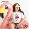 Flamingo Wine Glasses, Cute Flamingo, Summer Vacation T-shirt