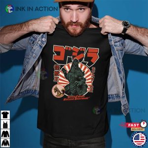 godzilla kaiju kaiju monsters T shirt 2