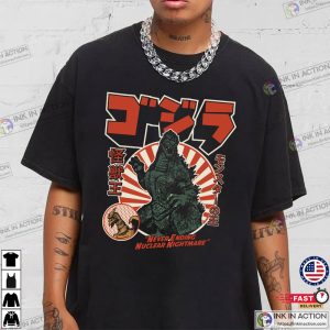 godzilla kaiju kaiju monsters T shirt 4