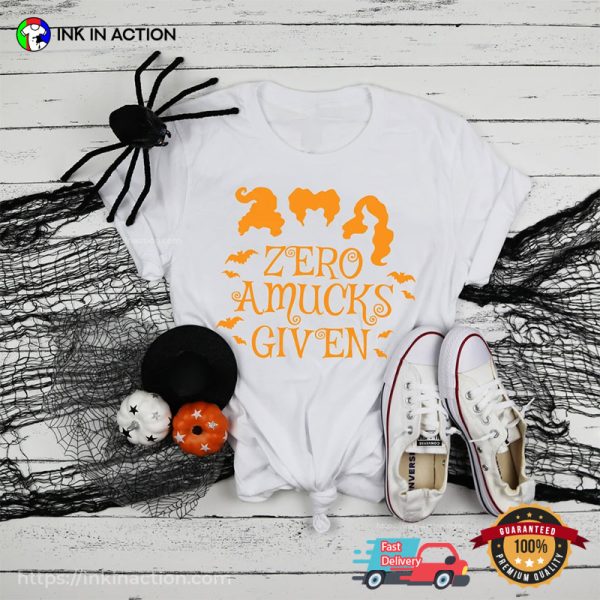 Hocus Pocus 1993 Zero Amucks Given Shirt