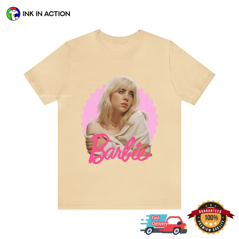 Hot Billie Eilish Barbie Basic T-Shirt - Print your thoughts. Tell your  stories.