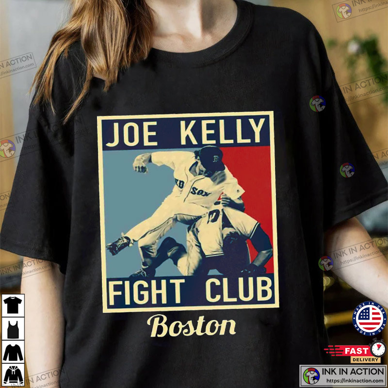 Joe Kelly Fight Club Boston Baseball T-shirt - Ink In Action