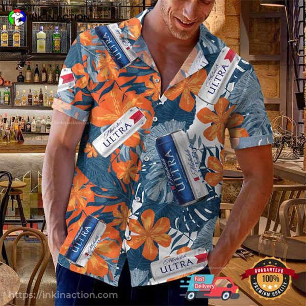 Michelob Ultra Beer Hawaiian Shirt