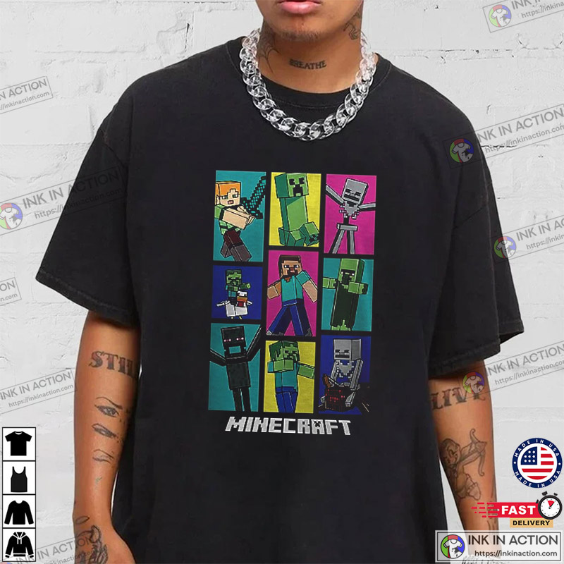 Minecraft Boxed In Big Boys Youth T-Shirt