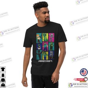 minecraft boxed In Big Boys Youth T Shirt 3