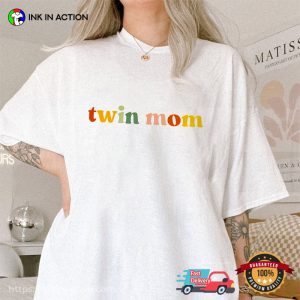 Mom Of Twins T-Shirt For Mothers Day