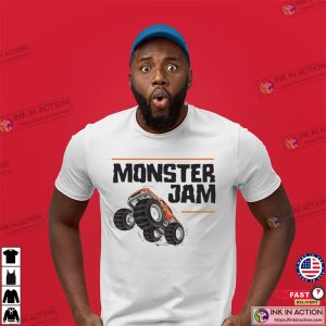 monster jam monster trucks Sport T Shirt 1 Ink In Action