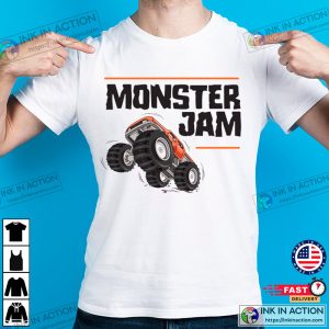 monster jam monster trucks Sport T Shirt 3 Ink In Action