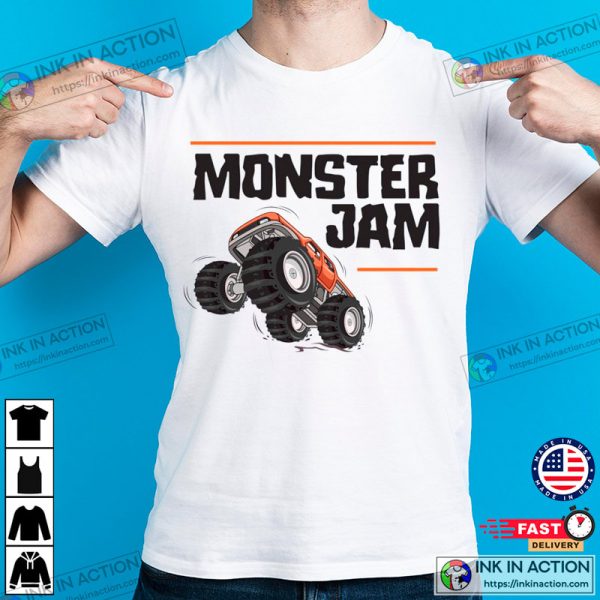 Monster Jam Monster Trucks Sport T-Shirt