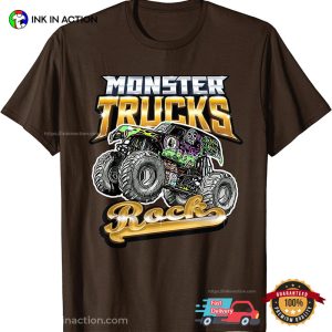 monster truck show 2023 Rock Shirt 3 Ink In Action