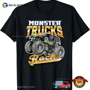 monster truck show 2023 Rock Shirt 4 Ink In Action