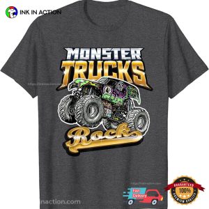 monster truck show 2023 Rock Shirt 5 Ink In Action