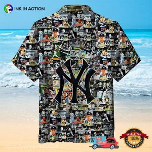 newyork yankees Baseball Hawaiian Shirt Ink In Action