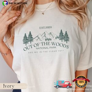 out of the woods National Park Comfort Colors T shirt 3