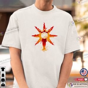 praise the sun Star Fire Warrior T Shirt 3