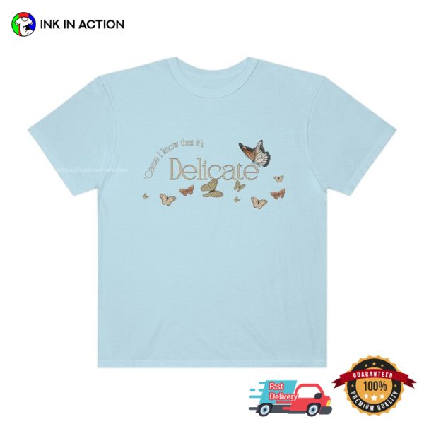 Taylor Swift Delicate Reputation Butterfly Shirt