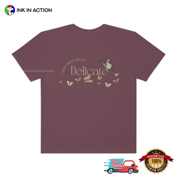 Taylor Swift Delicate Reputation Butterfly Shirt
