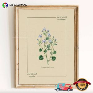Taylor Swift Out Of The Woods Floral Poster