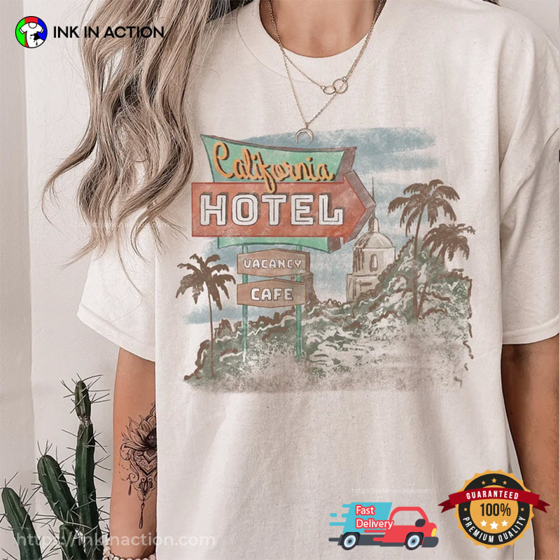 The Eagles Band Shirt, Hotel California Vintage Unisex T-shirt