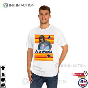 travis scott astroworld T shirt 4 Ink In Action