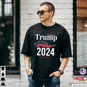trump for president 2024 save america T shirt 2