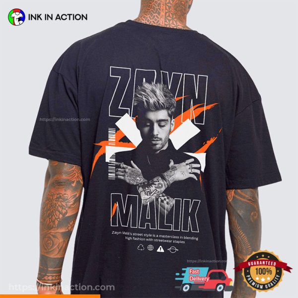 Zayn Malik One Direction Hairstyle T-shirt