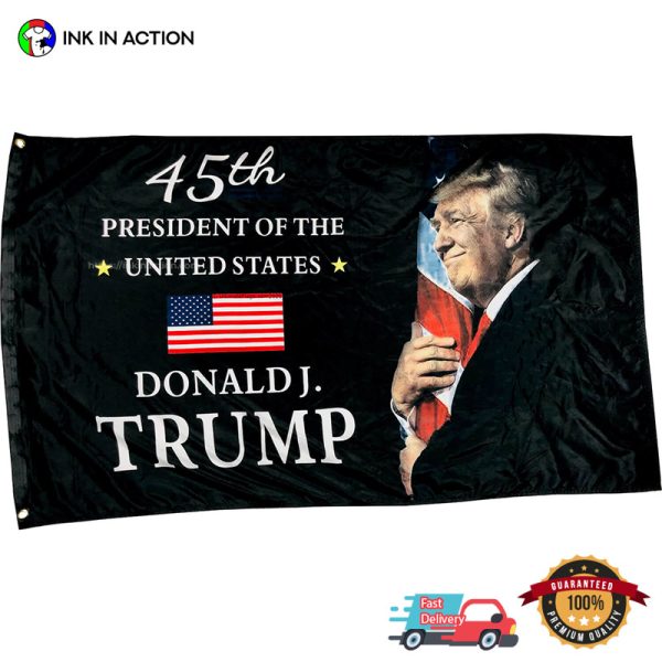 45th President Of The United States Donald J. Trump Flag