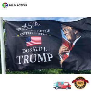 45th President Of The United States Donald J. Trump Flag