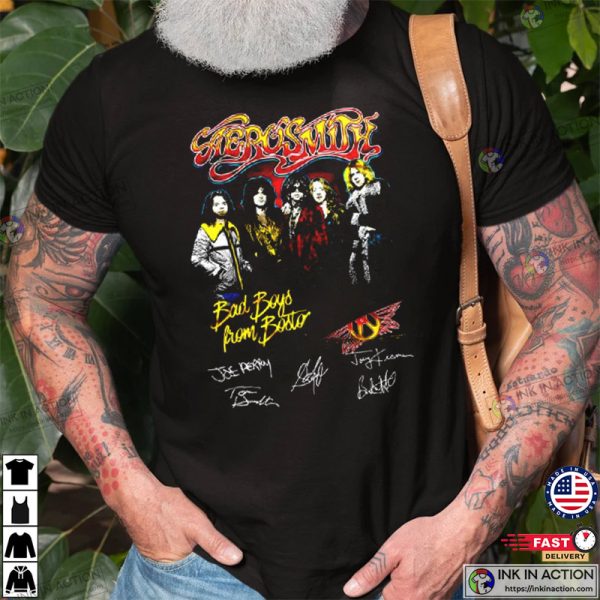 Aerosmith Band Signature T-Shirt