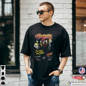 Aerosmith Band Signature T Shirt