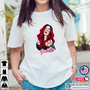 Bichota Karol G Red Hair Gift For Fan T-shirt