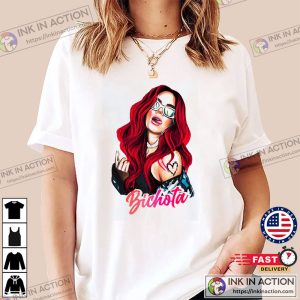 Bichota Karol G Red Hair Gift For Fan T-shirt