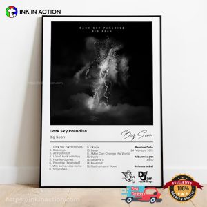 Big Sean Dark Sky Paradise Cover Poster