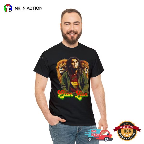 Bob Marley Graphic Design T-shirt