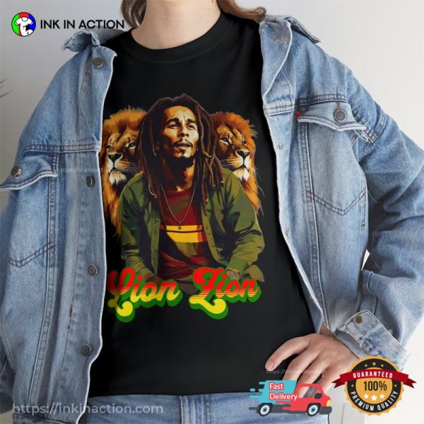 Bob Marley Graphic Design T-shirt