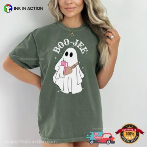 Boo Jee little ghost Comfort Colors Shirt 3