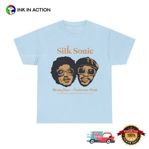 Bruno Mars And Anderson Paak, World Music Tour 2023 T shirt 4