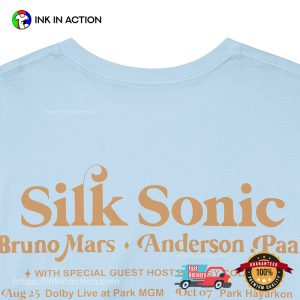 Bruno Mars And Anderson Paak, World Music Tour 2023 T shirt 5