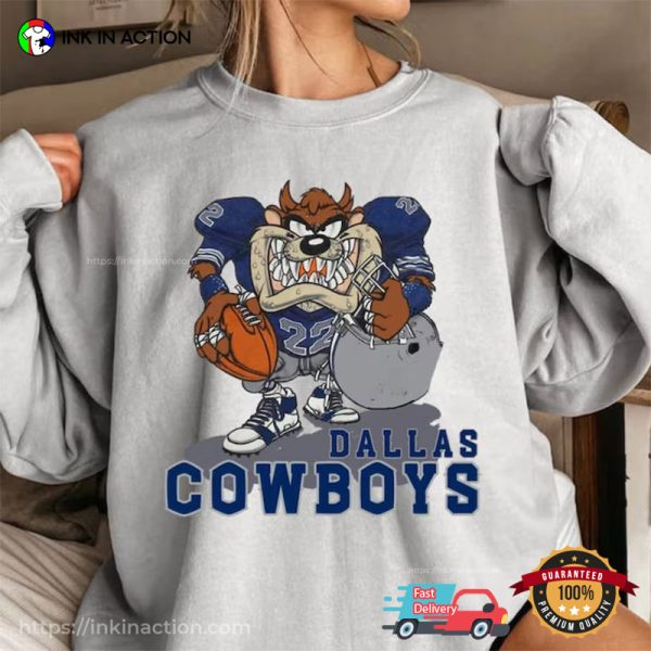 Cowboys Looney Tunes Classic 90s, American Football T-shirt