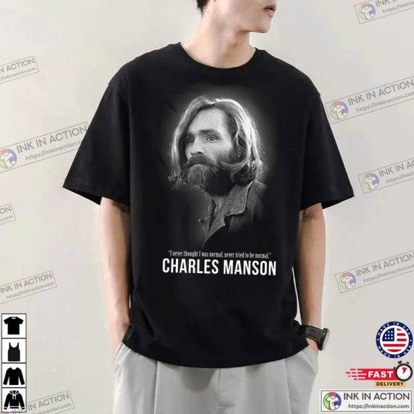 Charles Manson Helter Skelter Serial Killer Memorial T-shirt