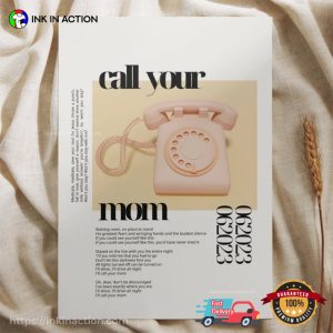 Call Your Mom Poster Lyric Art