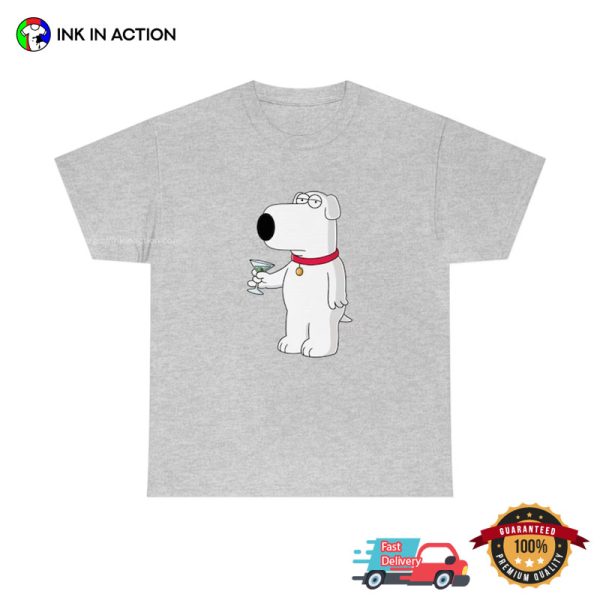 Custom Brian Griffin Graphic, Family Guy T-shirt