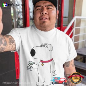 Custom Brian Griffin Graphic, Family Guy T shirt 3